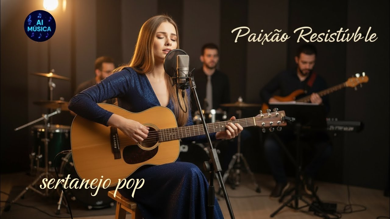 Sertanejo pop paixão resistível música IA voz cover IA 