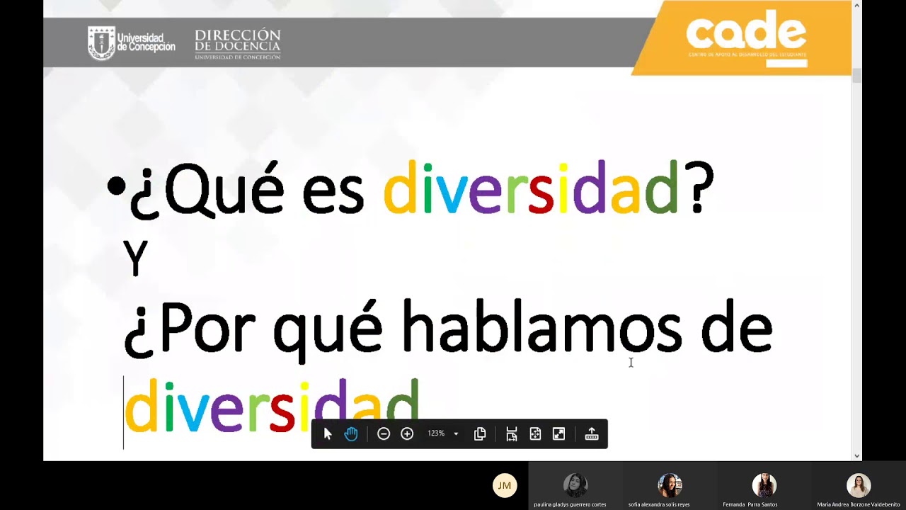 Taller CADE UdeC 2020 - Diversidad e Inclusión