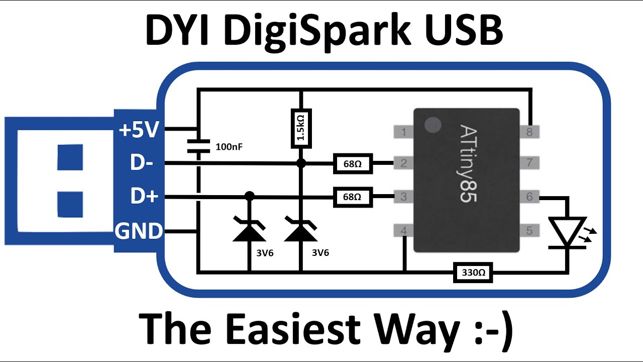 Создайте свой собственный DigiSpark USB!