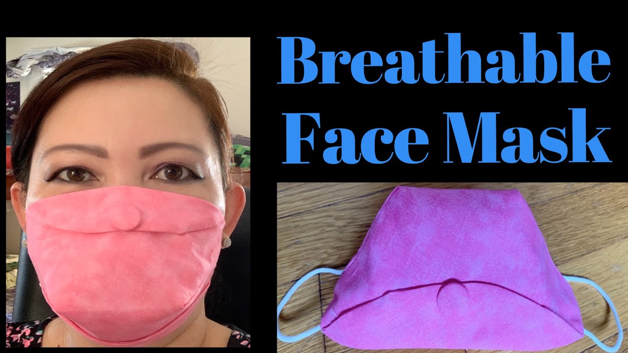 ( # 98 ) How To Make The Most Easiest  Breathable Face Mask - Face Mask Sewing Tutorial - New Design