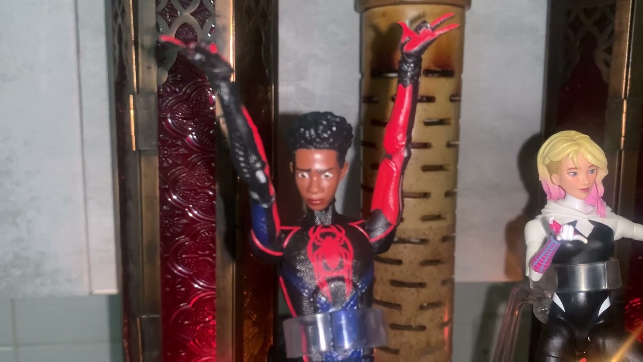 Spider-Man, Miles Morales, Into the pose of verse review ￼….