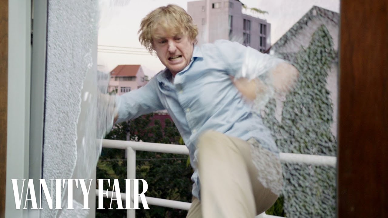 Owen Wilson Jumps Through a Glass Window in 