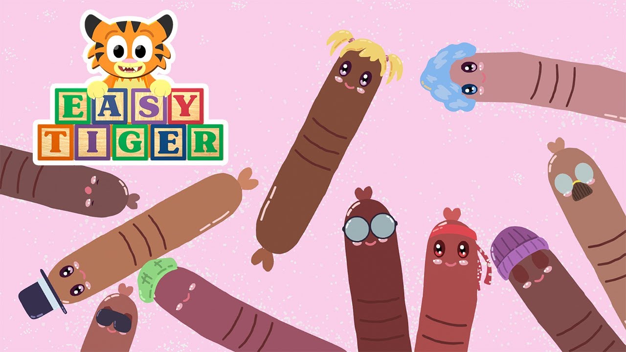 10 Fat Sausages (Animated Music Video)🌭| Nursery Rhymes For Kids