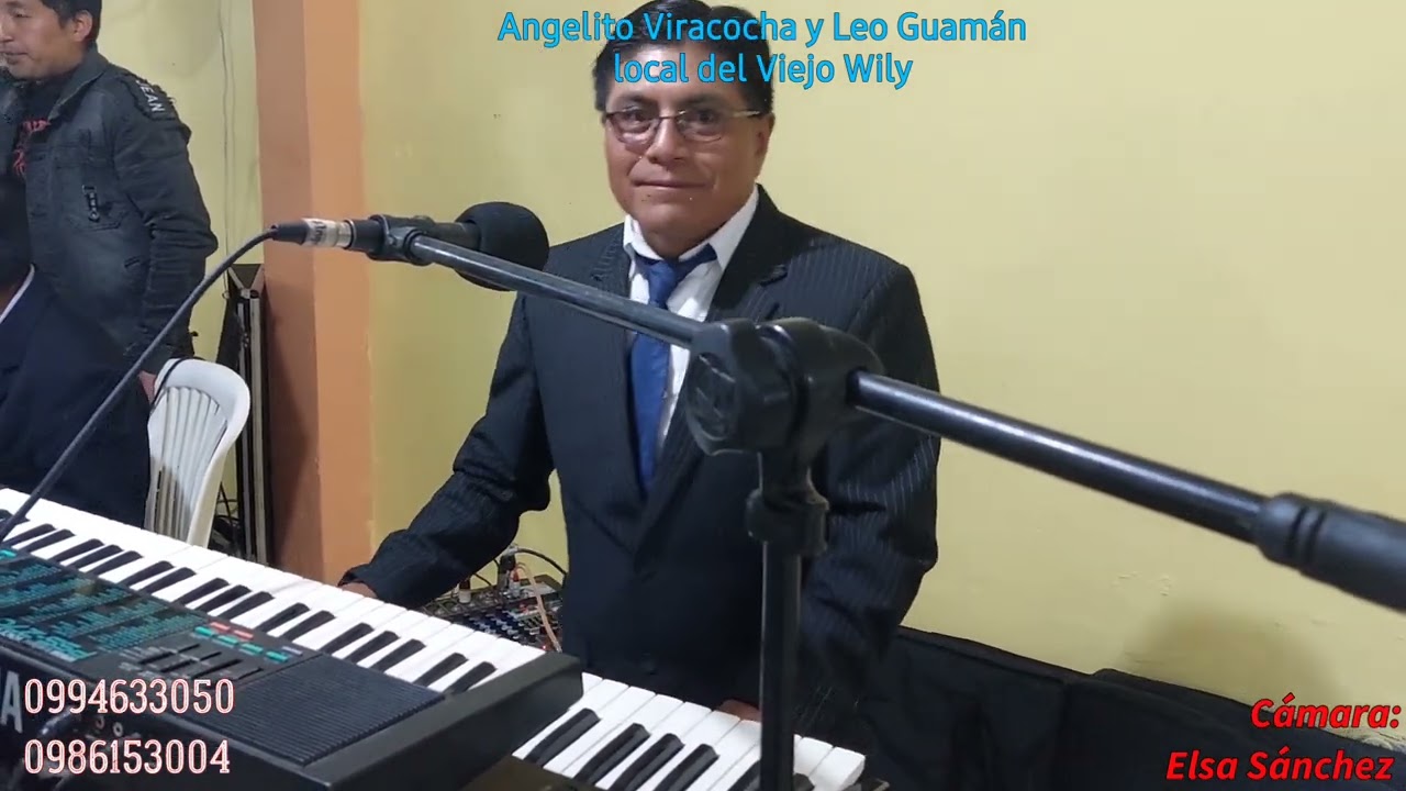 Angelito Viracocha y Leo...local del Viejo Wily