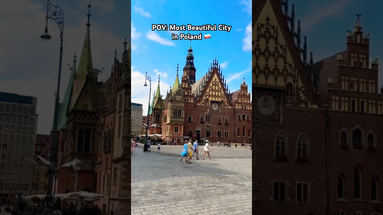 Wrocław Most Beautiful City of Poland 🇵🇱 #poland #travel #wrocław #europe #indianinpoland