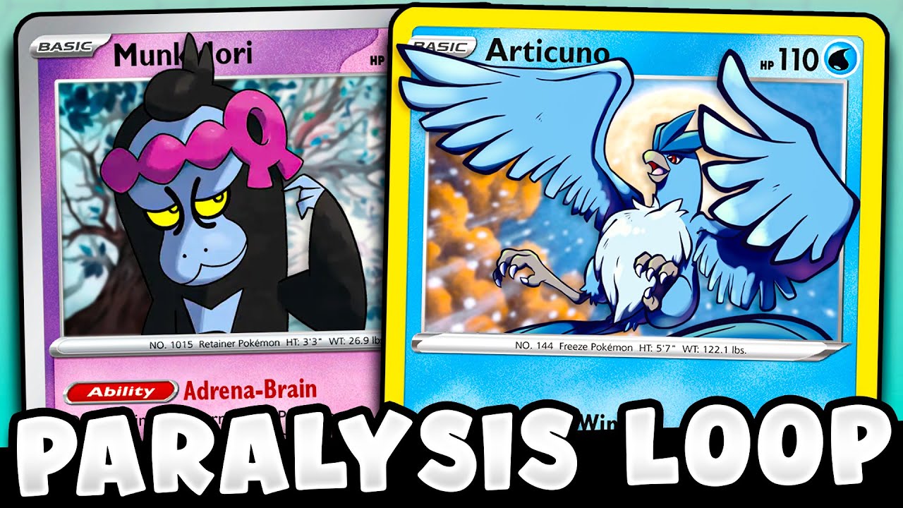 Paralyze & Heal EVERY TURN with this Articuno Munkidori Deck!