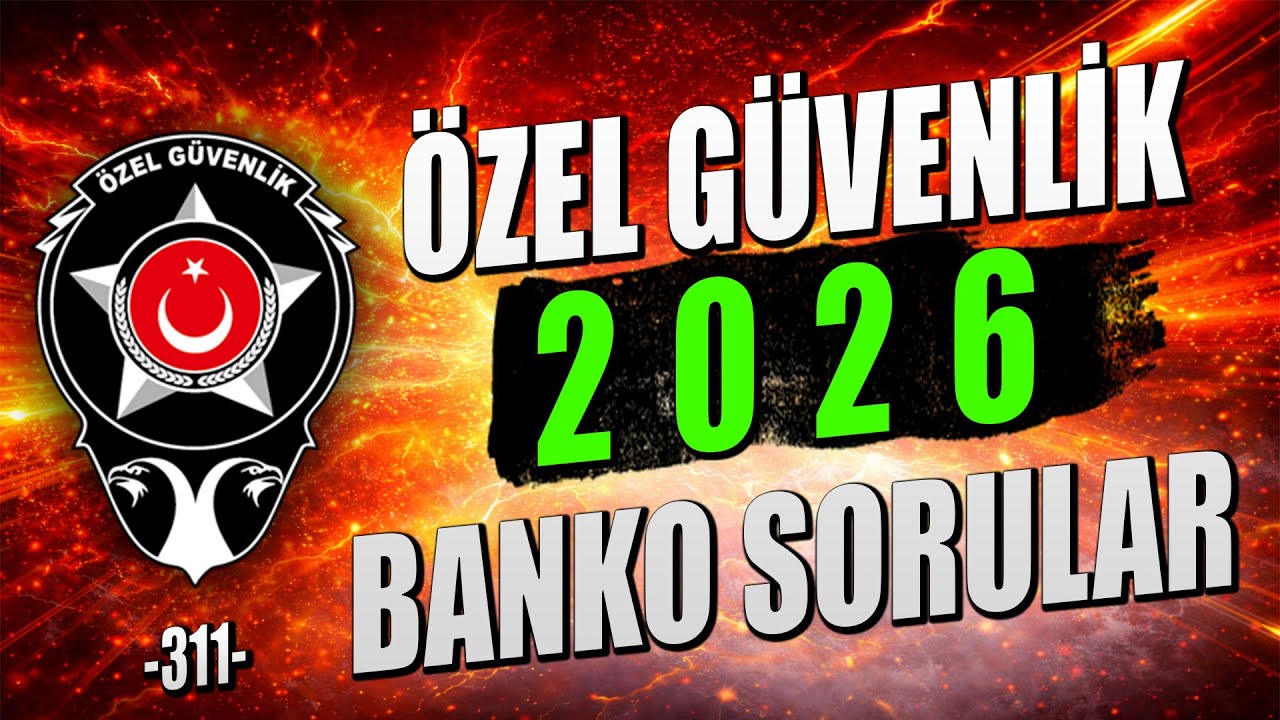 Özel Güvenlik 2026 Sınav Soruları | 