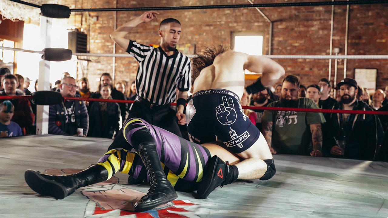Donovan Dijak stops Chuck O'Neil from breaking Scotty Slade's arm | Beyond Wrestling #PayingPaul