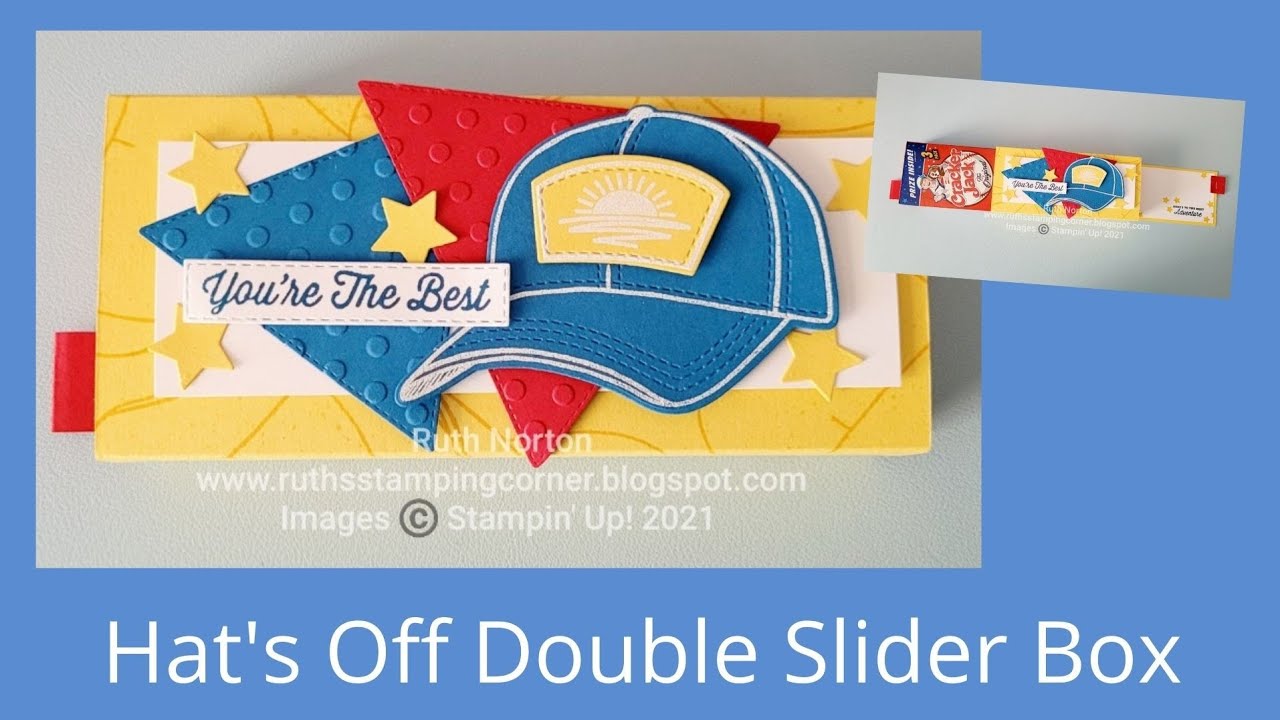 Stampin' Up! Hats Off Cracker Jack Double Slider Box