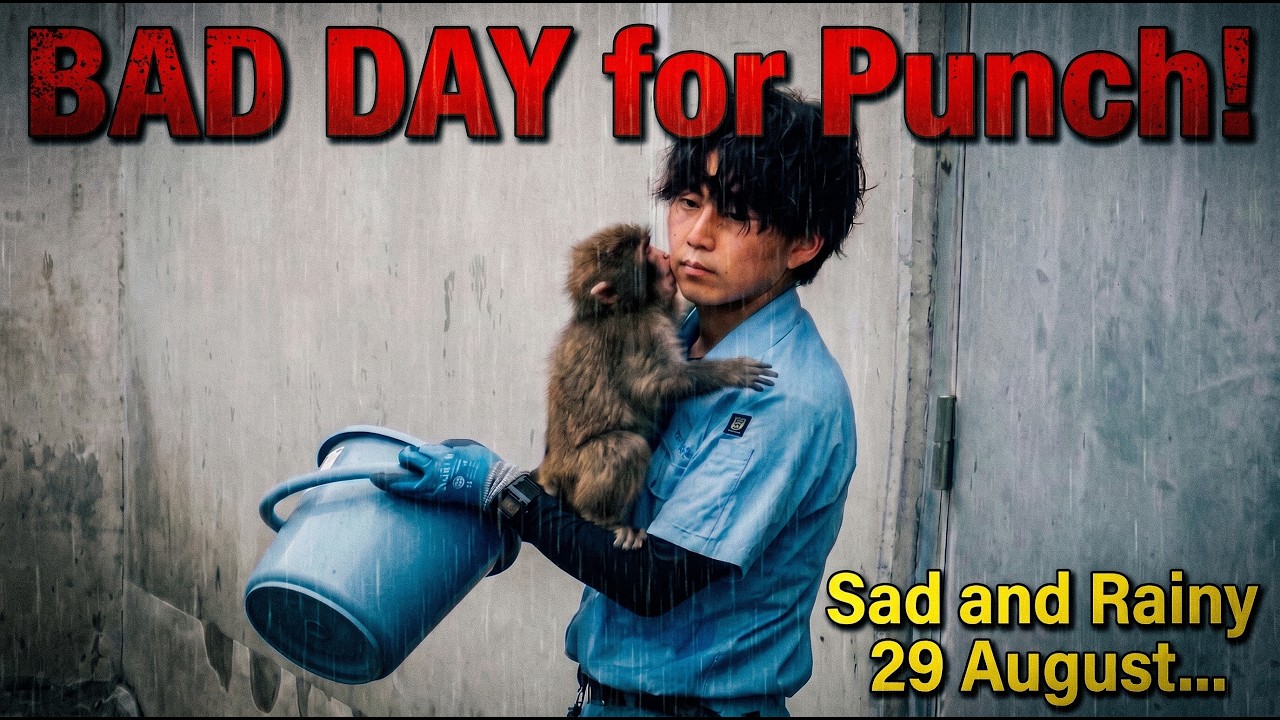 A Calm Moment With Punch and His Zookeeper Today at the Ichikawa City Zoo