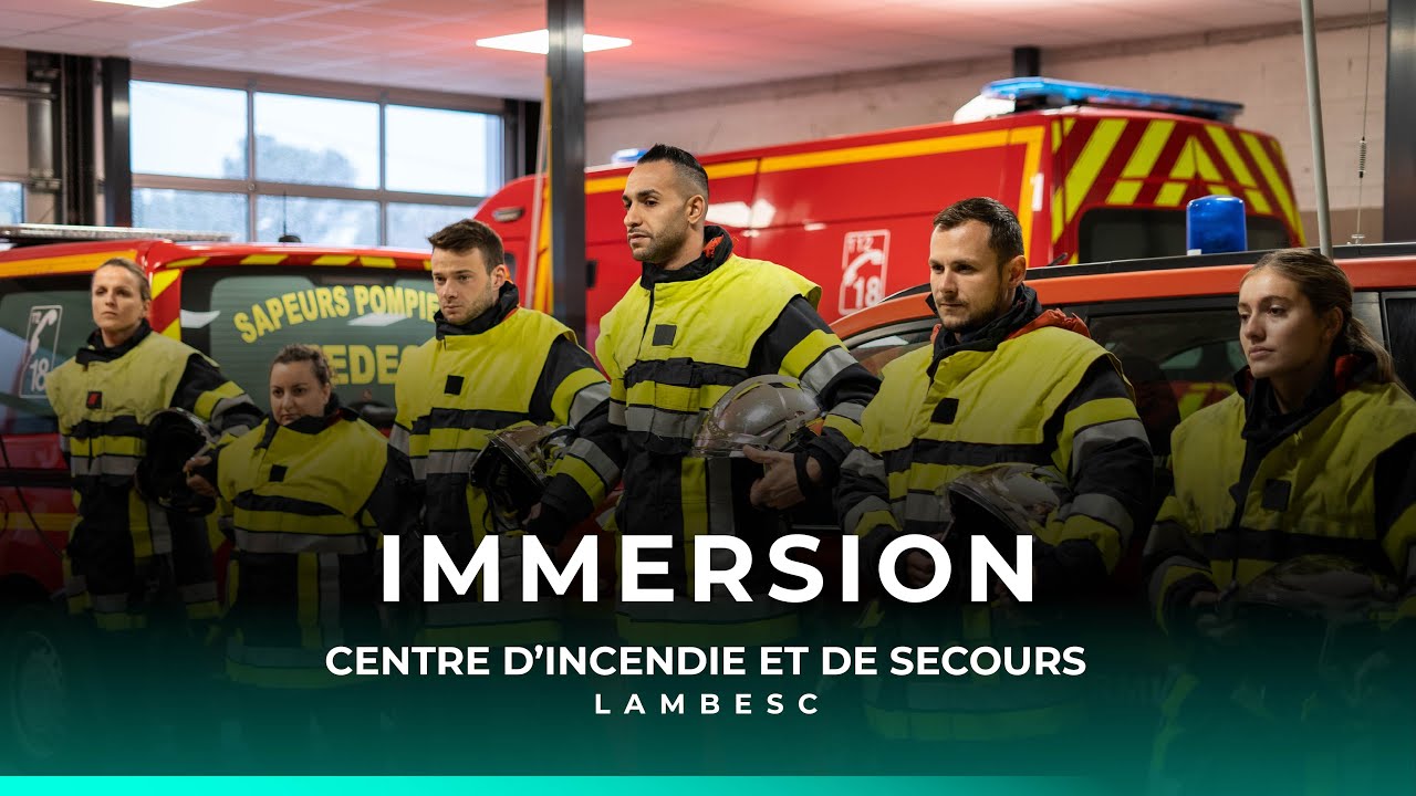 Immersion : une journée aux côtés des Pompiers13 du CIS Lambesc