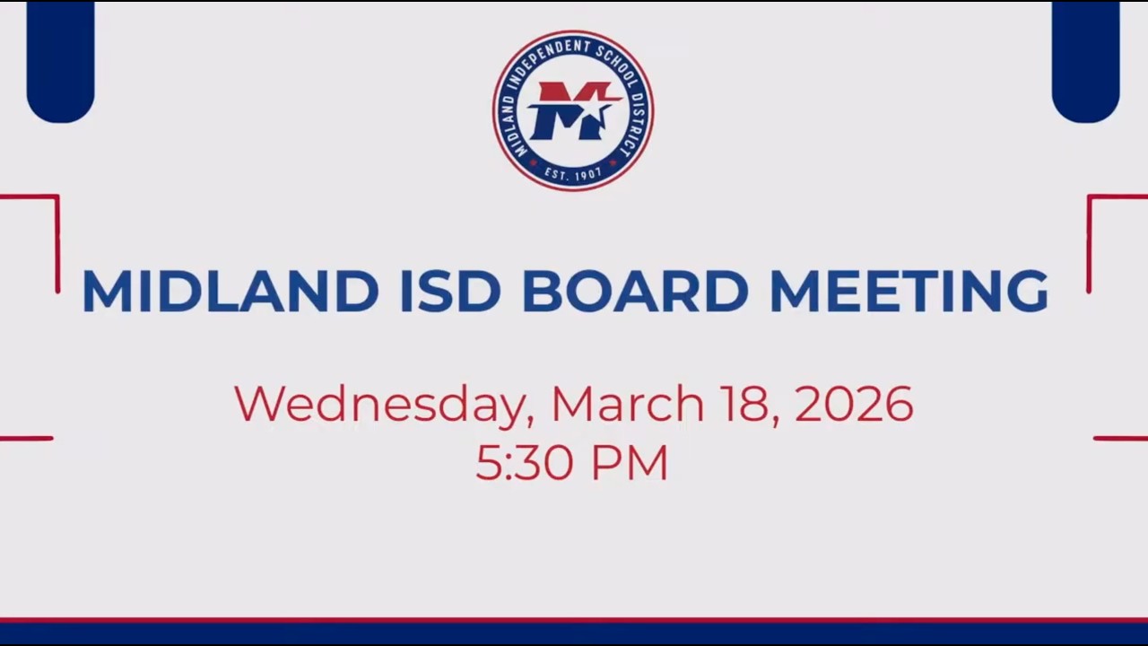 3 18 2026 Midland ISD Special Board Meeting