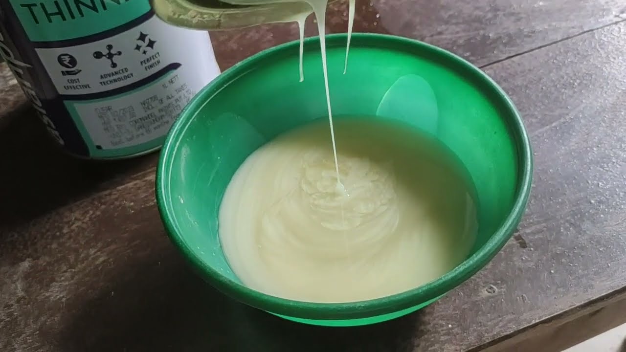 How to mix NC sanding sealer with PU thinner of Asianpaints and uses
