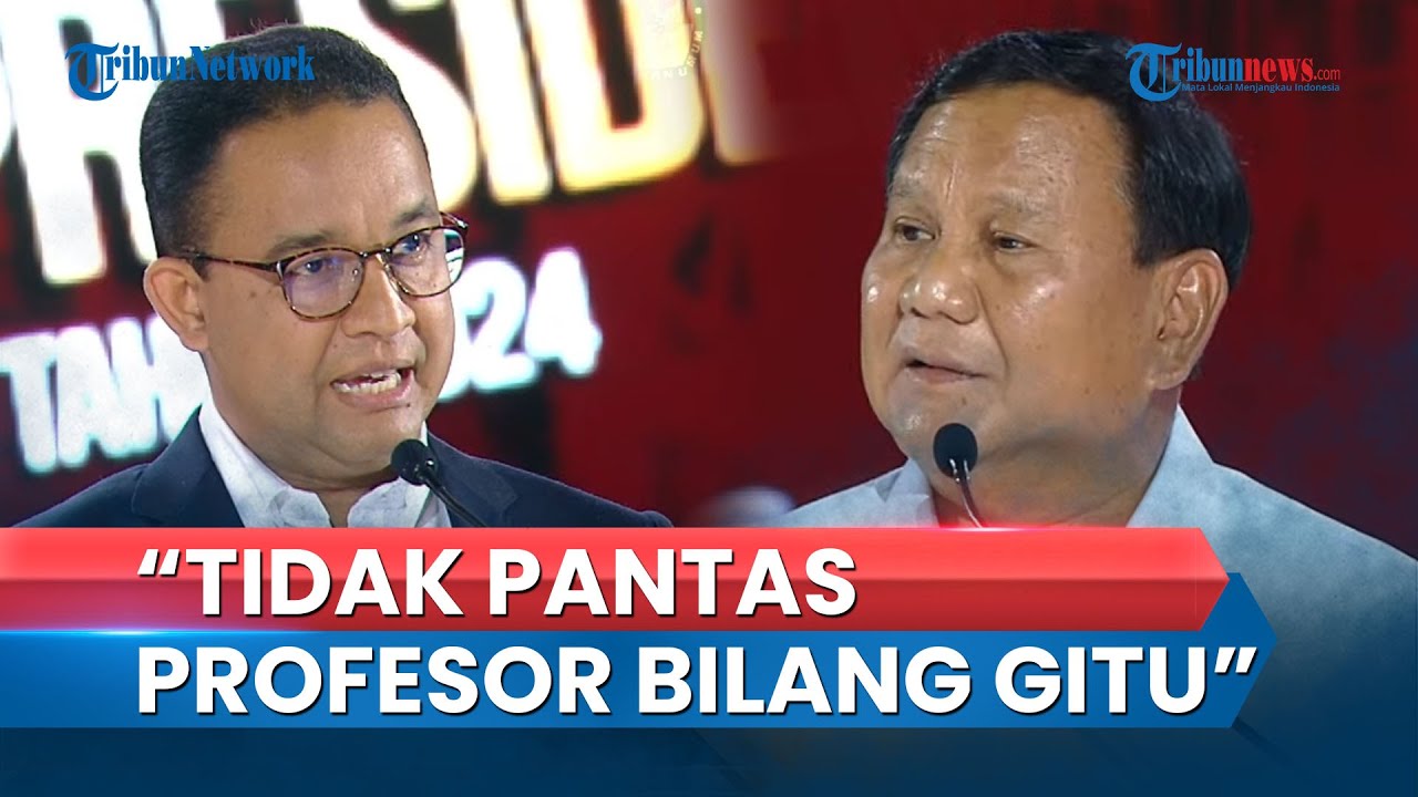 Debat Capres Memanas! Prabowo Tantang Anies 'Duduk Bareng' Buktikan Data Real soal Barang Bekas