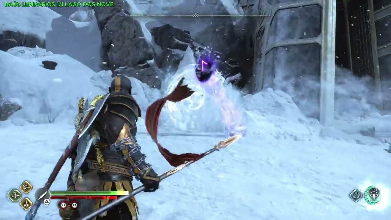 LAGO DOS NOVE GUIA COMPLETO - GOD OF WAR RAGNAROK