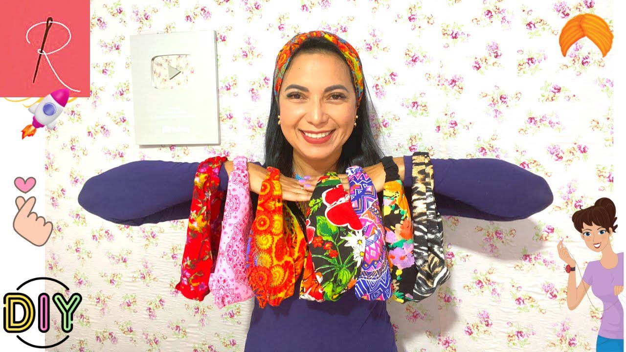 COMO FAZER TIARA TURBANTE ⭐️ PASSO A PASSO FÁCIL