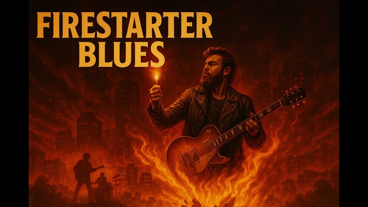 Firestarter Blues - AI Blues Rock & Hard Rock Anthem