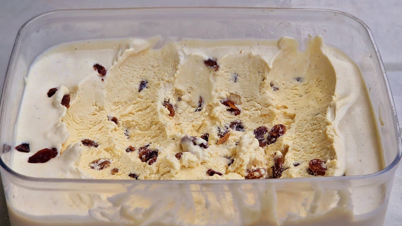 Glace Malaga fait maison