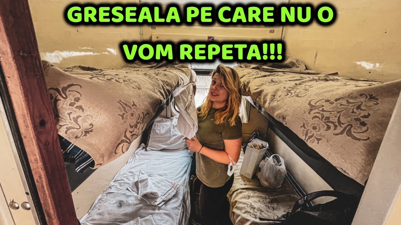 Am DORMIT in cel mai DUGHEANA TREN, plin de FLOCI. Prin desertul din Uzbekistan!