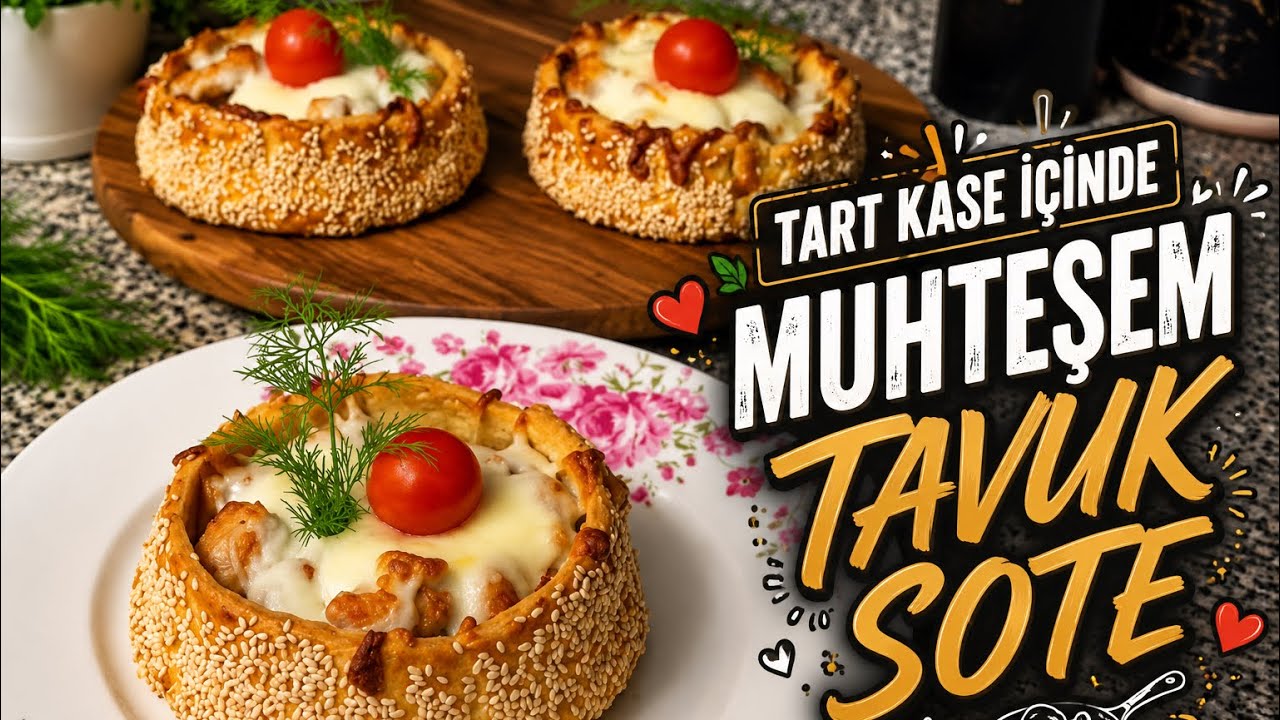 TART KASE İÇİNDE KREMALI TAVUK SOTE🔥🔥🔥