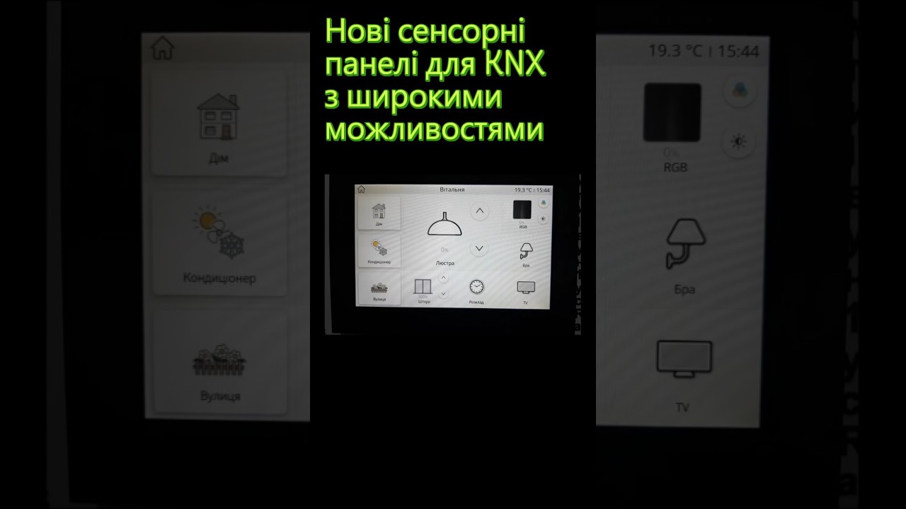 KNX Панелі З Сенсорним Екраном Змінюють Все
