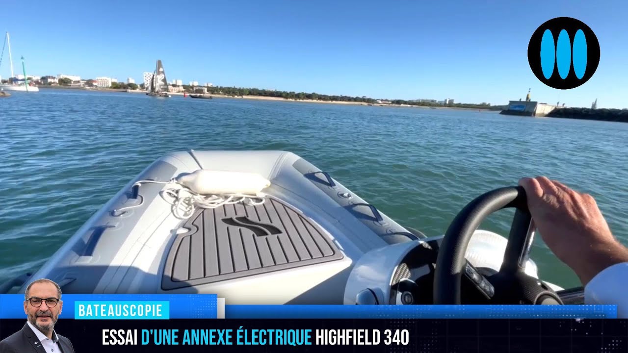Essai d'une annexe électrique dans le port de La Rochelle