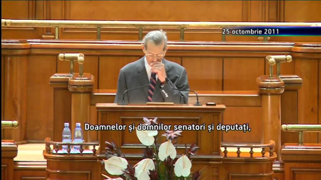 DISCURS REGELE MIHAI IN PARLAMENT OCTOMBRIE 2011