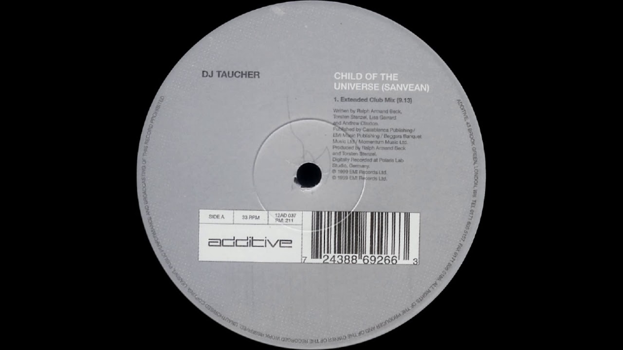 DJ Taucher - Child Of The Universe (Sanvean) (Extended Club Mix) -1999-