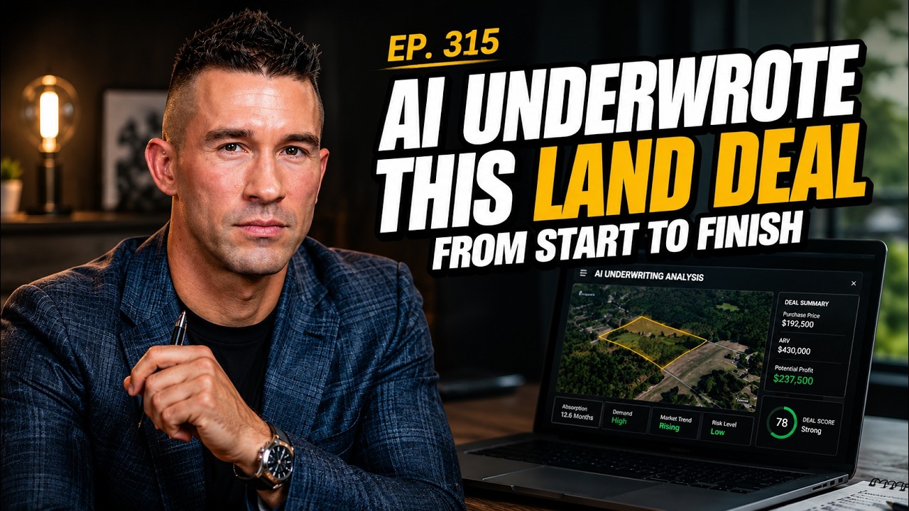 I Watched AI Underwrite a Land Deal from Start to Finish | Ep 315