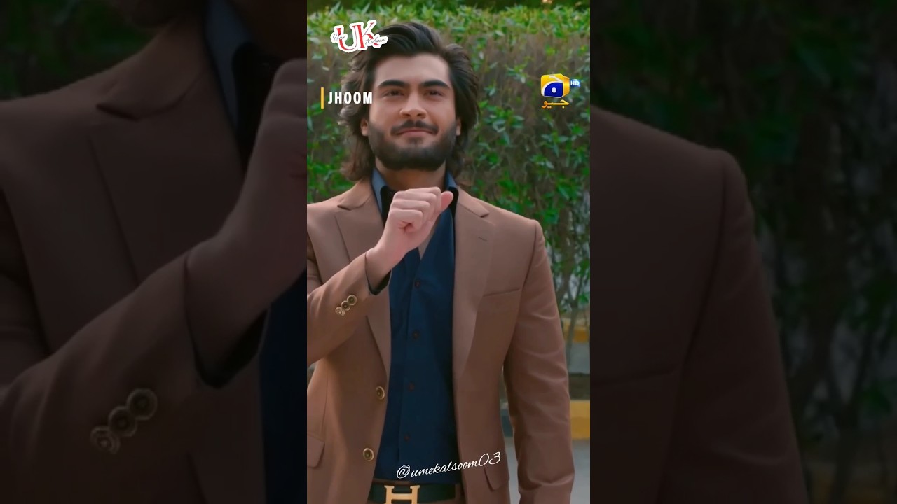 Jhoom - best scene 😍 || Zindagi awargi hy #zaranoorabbas #haroonkadwani #viral #shortsfeed #jhoom