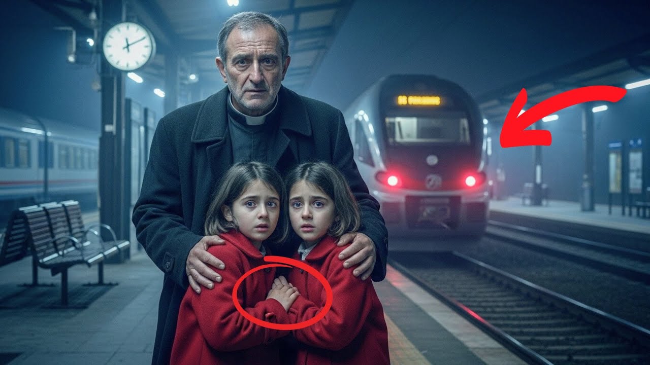 Prete Povero Aiuta Due Gemelle Bloccate Alla Stazione —Senza Sapere Chi Ha Fatto Fermare Quel Treno…