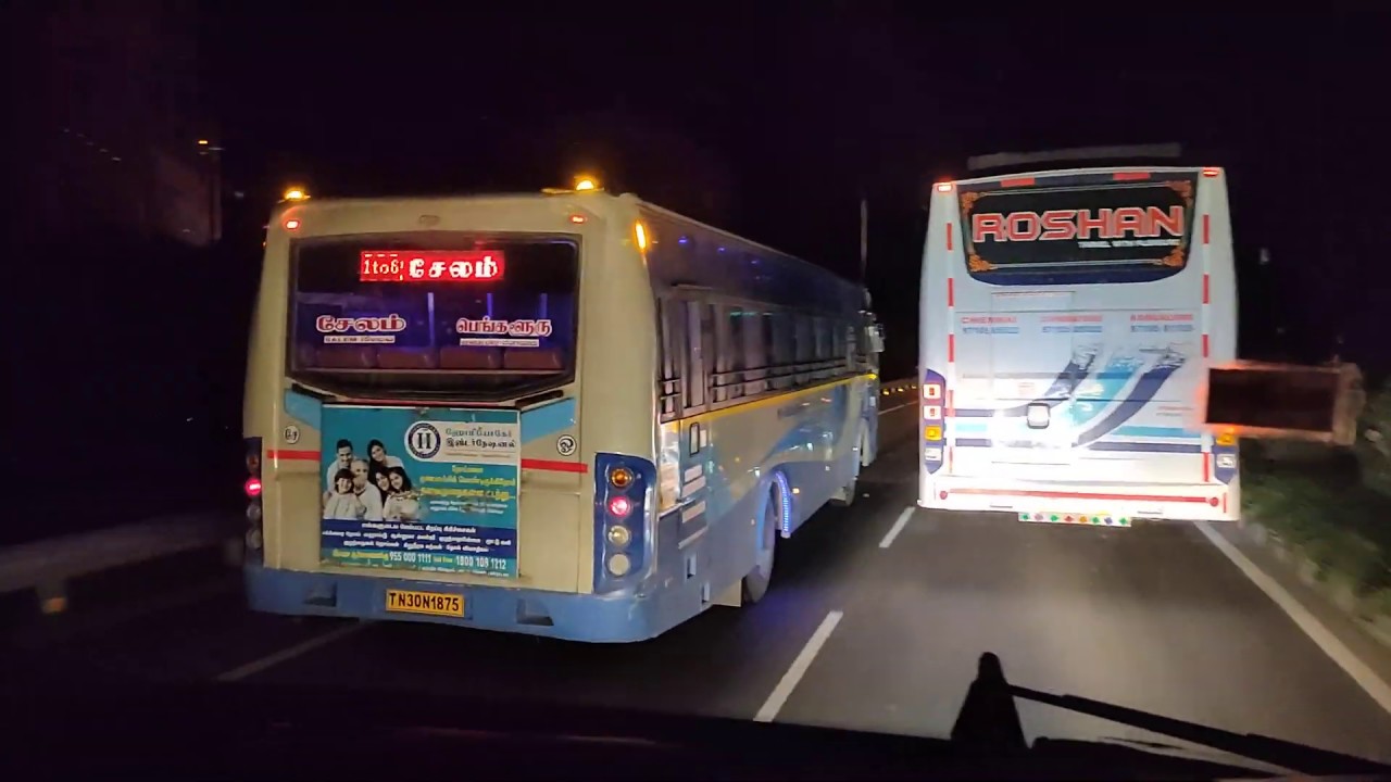 High speed Chase with Ashok leyland 180hp bus!!!!