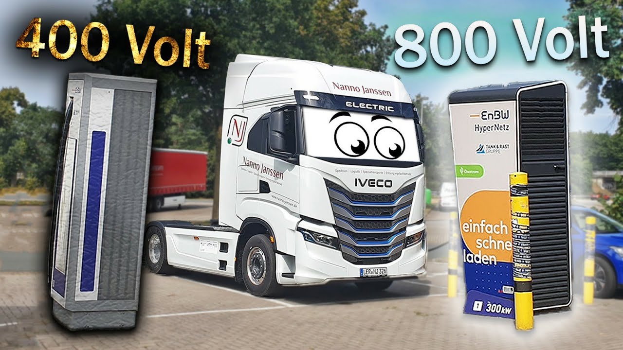 E-LKW im Fernverkehr | Unfall mit dem Iveco S-eWay (738 kWh) und Probleme mit 800V Akkus
