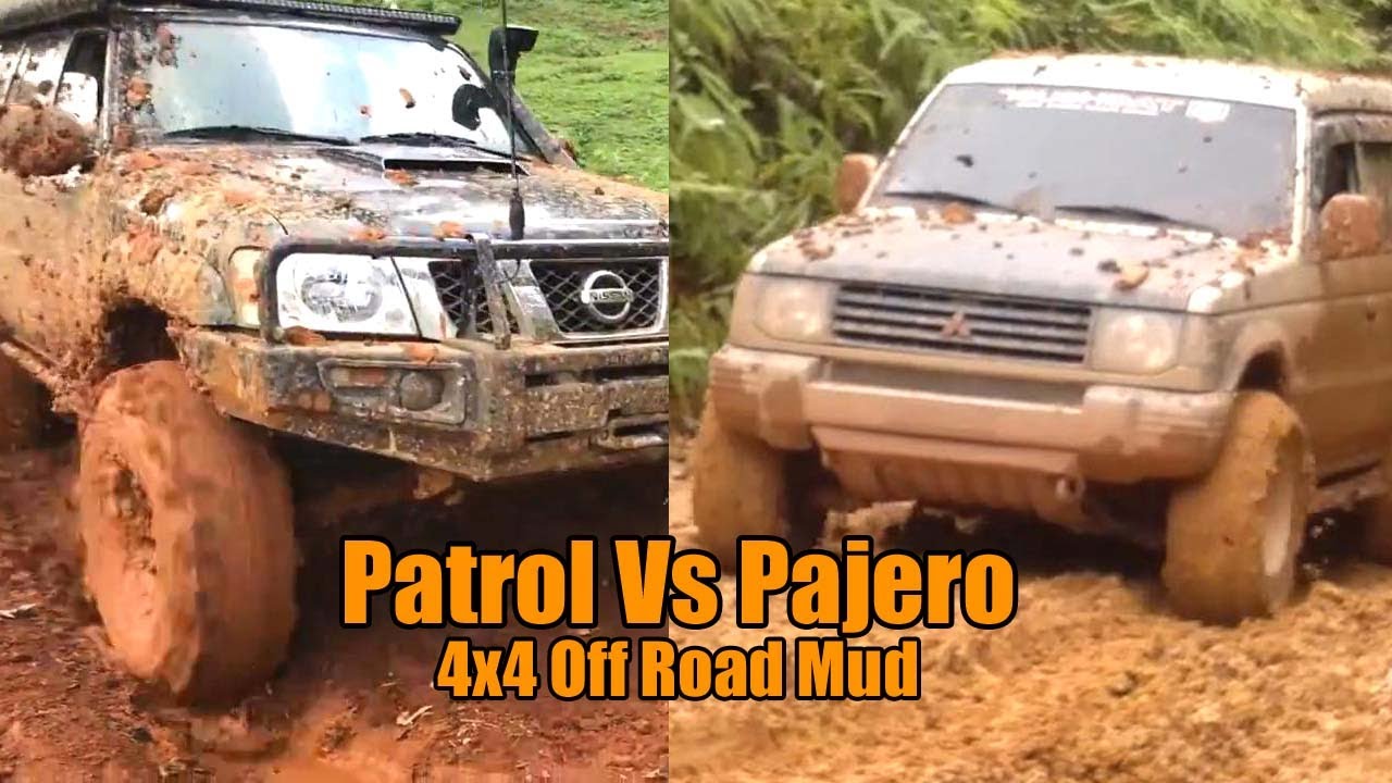 Nissan Patrol Vs Mitsubishi Pajero | 4x4 Off Road Mud