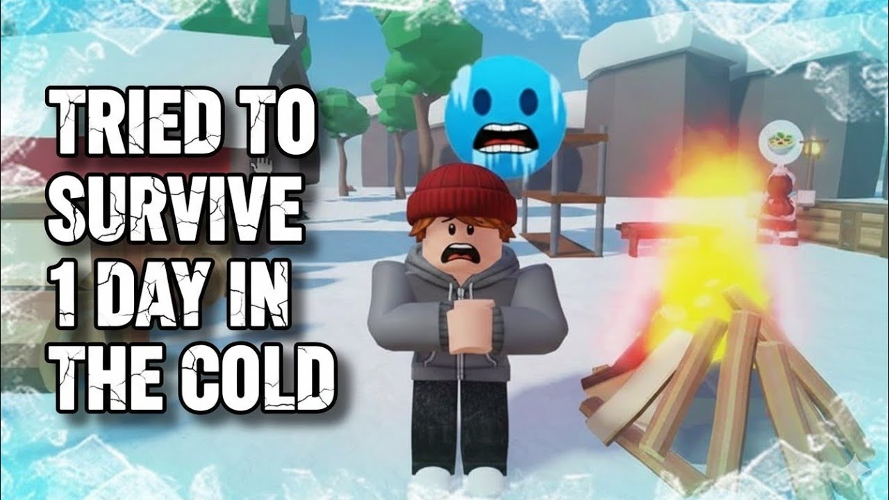 [Roblox] [ロブロックス] I tried to survive 1 day in the freezing cold - ROBLOX 