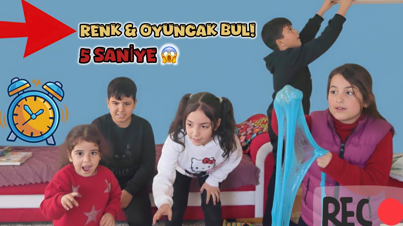 Çocuklar Şok Oldu! En Hızlı Renk ve Oyuncak Bulan Kazandı!