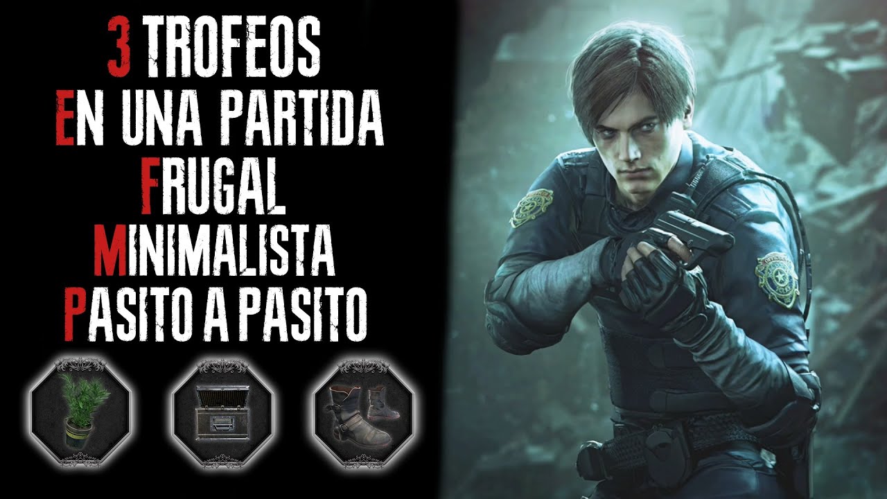 COMO CONSEGUIR FRUGAL, MINIMALISTA Y PASITO A PASITO | TROFEOS/LOGROS | RESIDENT EVIL 2 REMAKE