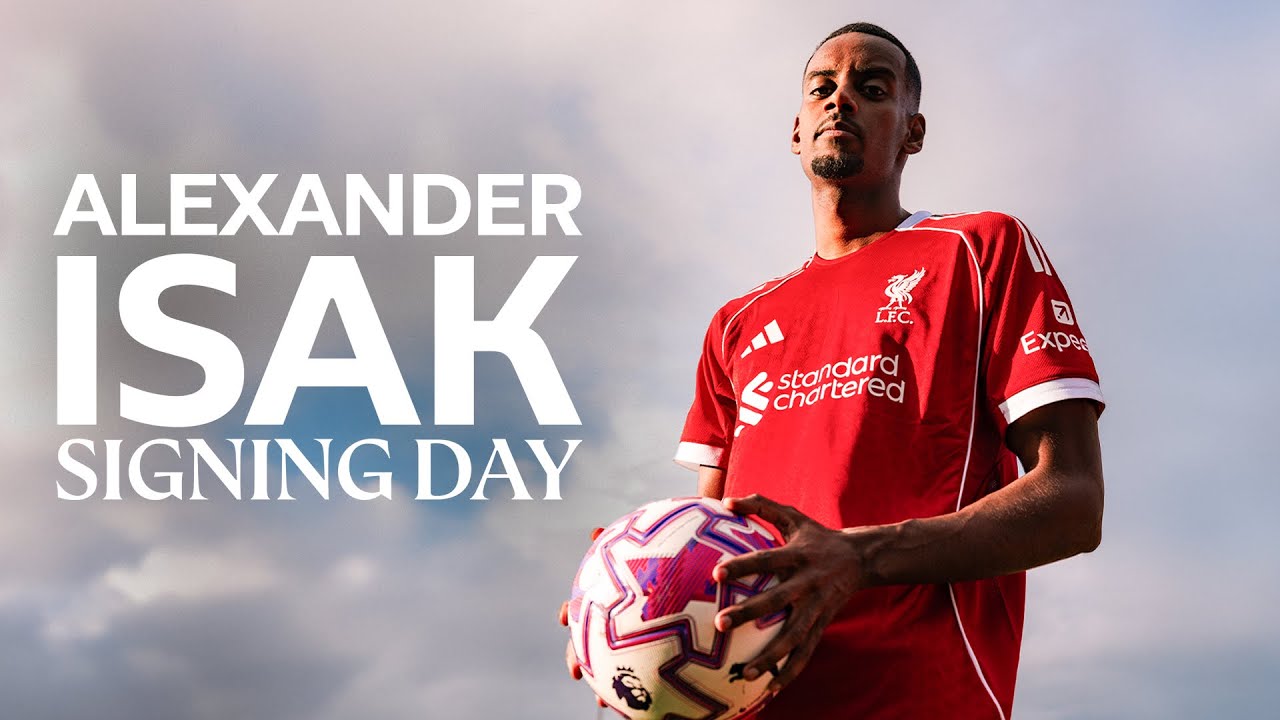 Alexander Isak: Signing Day | Liverpool FC
