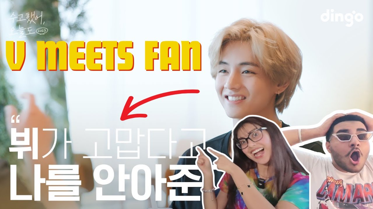 FAN Meets Kim Taehyung DINGO STORY (BTS V) (REACTION) This MAN CHANGED THE FANS LIFE!