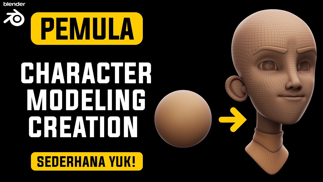 Blender Character Creation ''Head Modeling'' In Blender 2.9