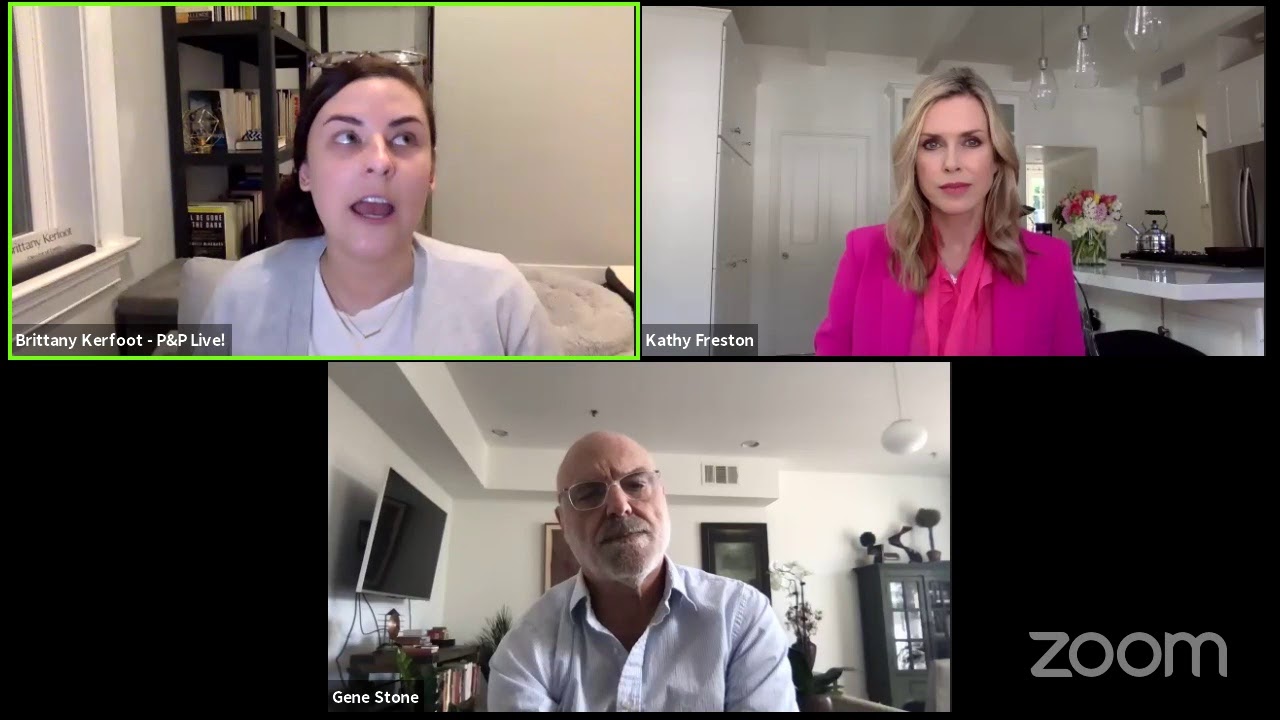 P&P Live! Gene Stone & Kathy Freston | 72 REASONS TO BE VEGAN with Brittany Kerfoot
