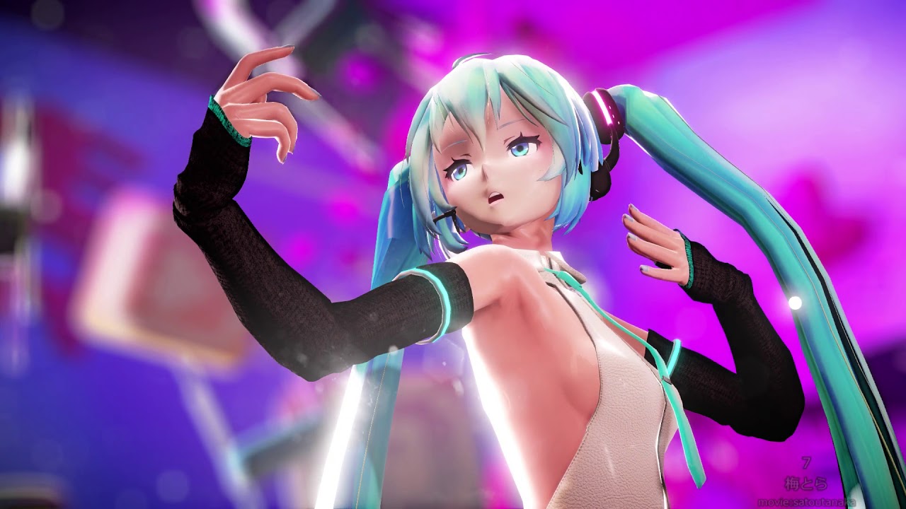[MMD]大人ミクさんで『７』[タイツ]