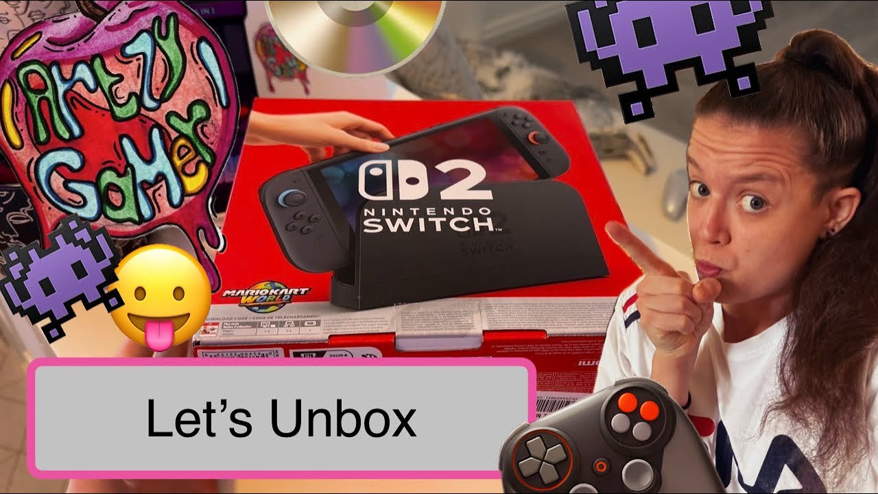 NINTENDO SWITCH 2 Unboxing! Enjoy 😃 | Thank you David ❤️