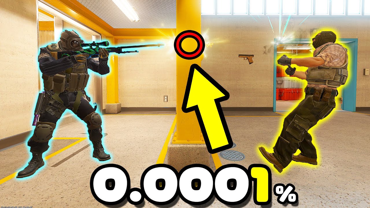 0.00001% IMPOSSIBLE WALLBANG! - CS2 BEST MOMENTS #89