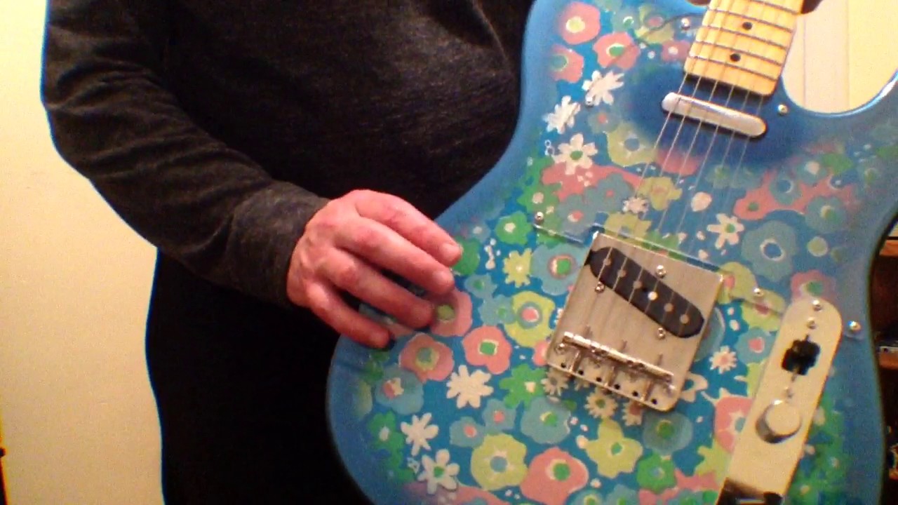 Fender Telecaster Blue Floral 1994 made in Japan
