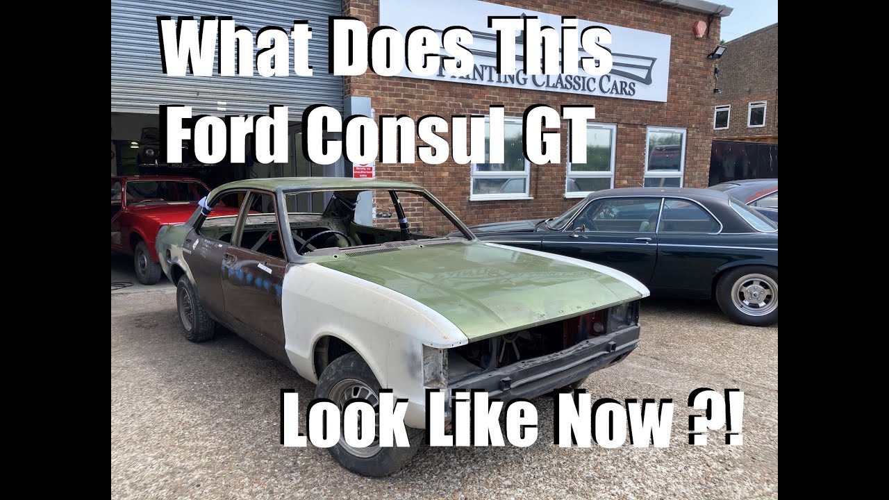 RARE Ford Consul GT (MK1 Granada - The Sweeney!) Full Body Repaint with Novol For Classic Car