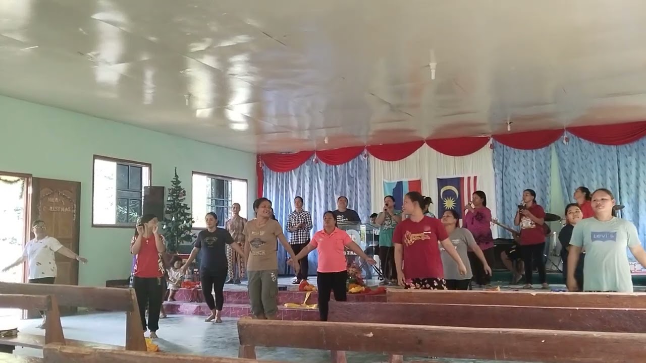 Rehearsel Natal wanita gabungan 3 sidang