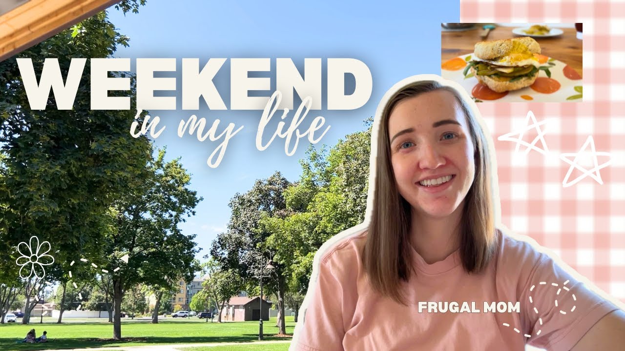 Frugal Weekend Vlog ✨ Clothing Swap Haul, Baking, & Family Time