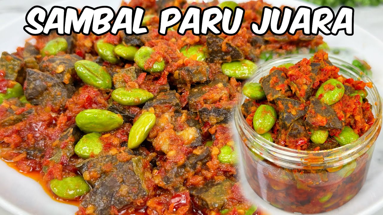 RESEP SAMBAL PARU PETE JUARA RASANYAAAAA WAJIB COBA DEH