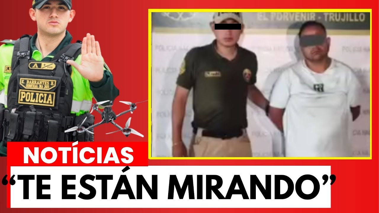🚨 La PNP Ahora VIGILA desde el AIRE | Así ATRAPARON al Ladrón en Trujillo